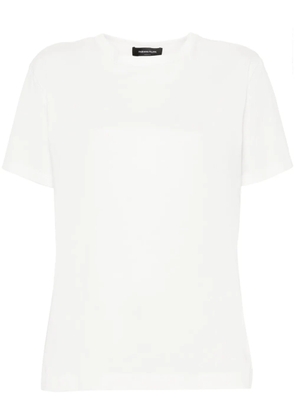 Fabiana Filippi panelled cotton T-shirt - White