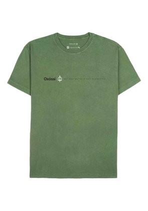 Osklen crew-neck graphic-print T-shirt - Green