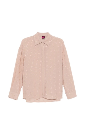 PINKO Oliva embellished shirt - Neutrals