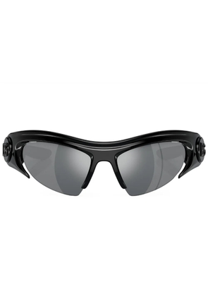 Dolce & Gabbana Eyewear aviator-frame mirrored sunglasses - Black