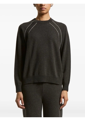 Peserico raglan-sleeve cashmere sweater - Brown