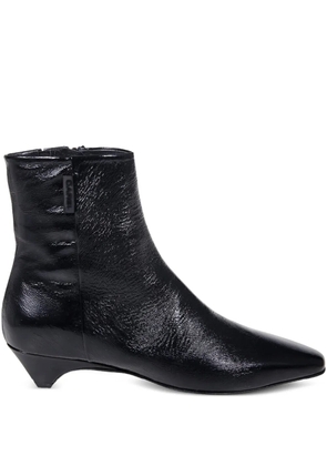 Carel Paris zip-detail low-heel boots - 00 BLACK
