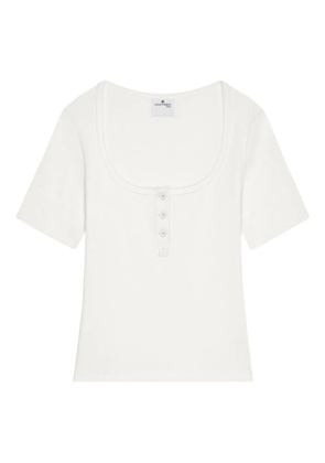 Courrèges buttoned T-shirt - White