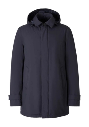 Herno drawstring-hood coat - Blue