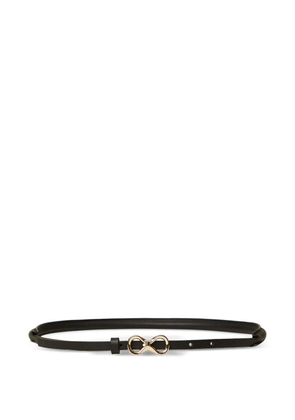 TWINSET logo-buckle leather belt - Black