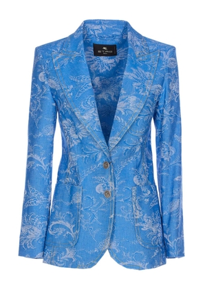 ETRO buttoned blazer - Blue