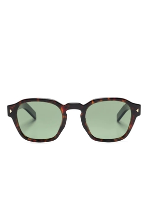Prada Eyewear logo-engraved sunglasses - Brown