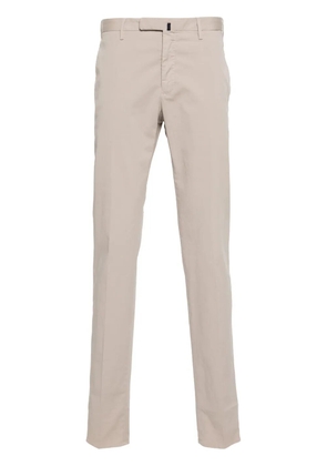 Incotex pressed-crease trousers - Neutrals