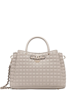 GUESS USA Nadira Girlfriend quilted chain-strap tote bag - Neutrals