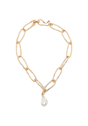 Forte Forte chain pearl necklace - Gold