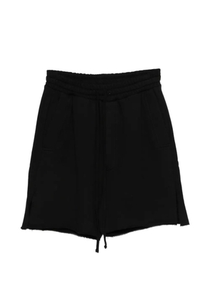 Thom Krom drawstring frayed shorts - Black