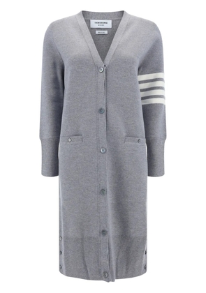 Thom Browne Milano stitch merino cardigan - Grey