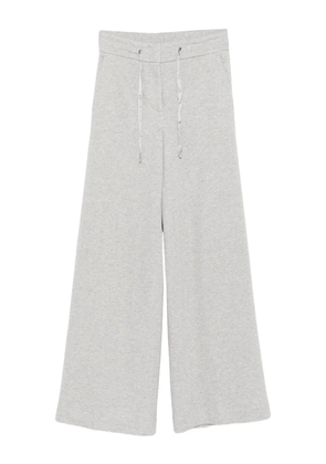 Peserico drawstring-waist wide-leg trousers - Grey