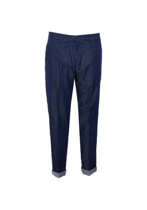 DONDUP button cuffs trousers - Blue