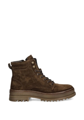 Blauer Iuka01 lace-up zip boots - Brown
