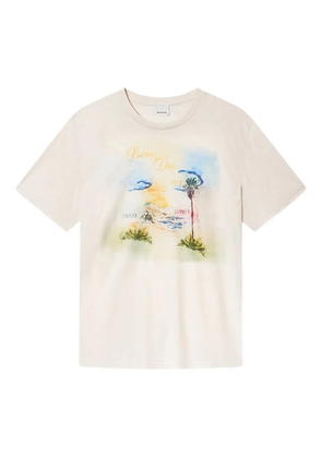 MARANT Honore graphic-print T-Shirt - Neutrals
