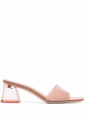 Gianvito Rossi Cosmic 55mm mules - Neutrals