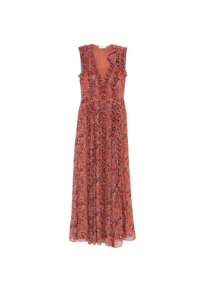 Ulla Johnson Aida ruffled floral gown - Brown