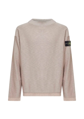 Stone Island ribbed crew-neck long-sleeve sweater - Neutrals