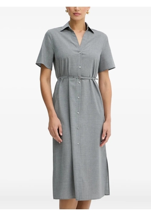BOSS belted shirt dress - Grey