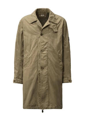 C.P. Company quilted-lined buttoned coat - Neutrals