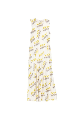 Ulla Johnson Gaea floral sleeveless maxi dress - Neutrals