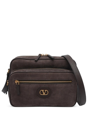 Valentino Garavani Antibes logo zipped shoulder bag - Brown