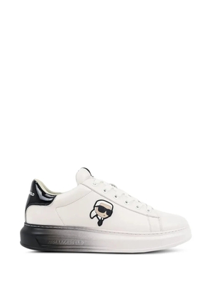 Karl Lagerfeld ombre lace sneakers - White
