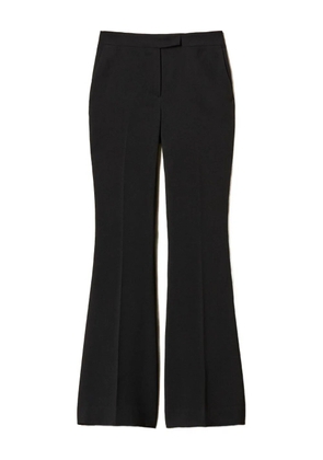 TWINSET crepe flared trousers - Black