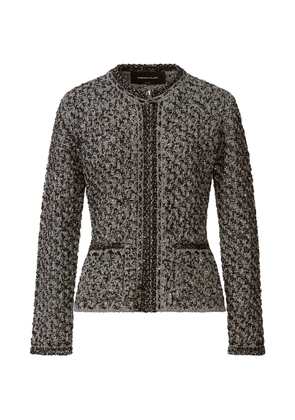 Fabiana Filippi sequin-effect tweed jacket - Blue