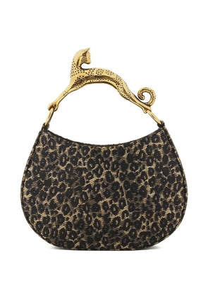 Lanvin animal-print mini bag - Black
