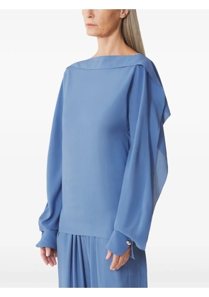 Lanvin ruffle-detail blouse - Blue