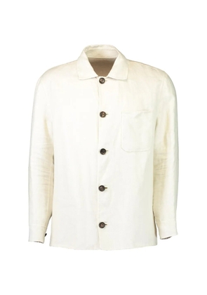 Eleventy button overshirt - Neutrals
