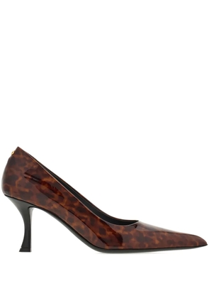 Ferragamo 70mm tortoiseshell pumps - Brown