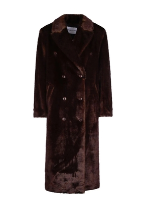 STAND STUDIO buttoned coat - Brown