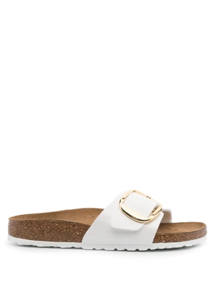 Birkenstock Madrid Big Buckle leather sandals - White