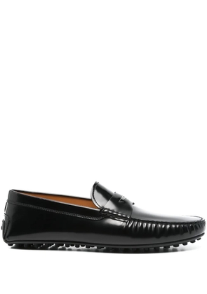 Tod's leather loafers - Black