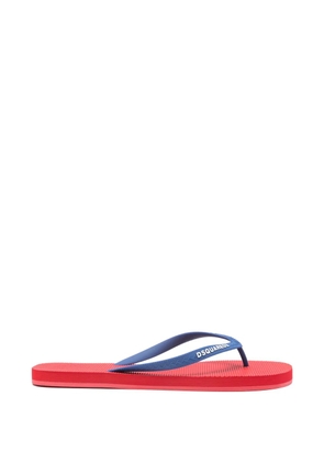 DSQUARED2 logo embossed flip-flops
