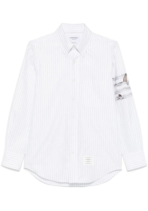 Thom Browne embroidered-motif shirt - Neutrals
