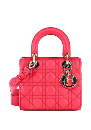 Christian Dior Pre-Owned My ABCDior Lady Dior Bag Cannage Quilt Lambskin crossbody bag - Pink