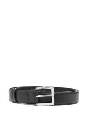 The Attico logo leather belt - Black