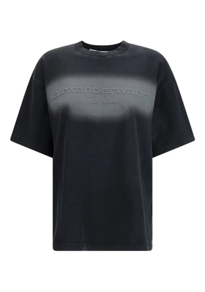 Alexander Wang Reflective Halo Print Logo T-shirt - Black