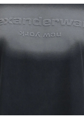 Alexander Wang reflective halo print Logo T-shirt - Black