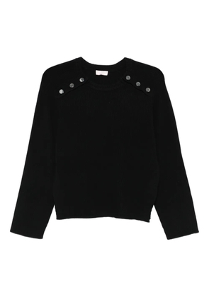 LIU JO button-detail sweater - Black