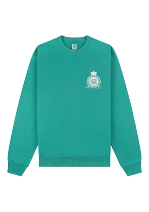 Sporty & Rich embroidered-logo sweater - Green