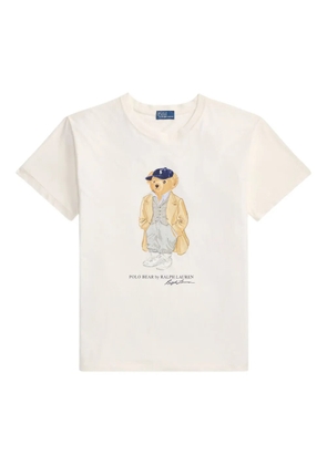 Polo Ralph Lauren bear-graphic cotton T-shirt - White