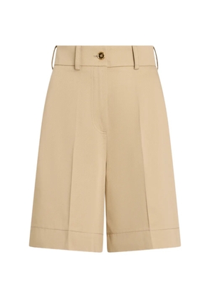 Patou belt-loops bermuda shorts - Neutrals