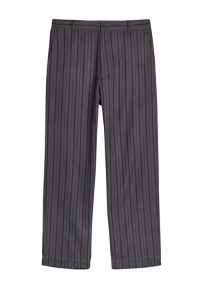 The Elder Statesman Slacker striped trousers - Grey