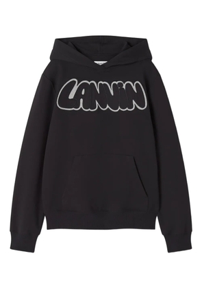 Lanvin logo-detail hoodie - Black