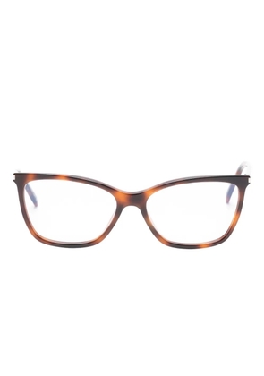Saint Laurent Eyewear cat-eye glasses - Brown